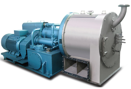 Qualité  Two Stage Piston Pusher Centrifuge Machine Sea Salt Dewatering Separation Processing Usine