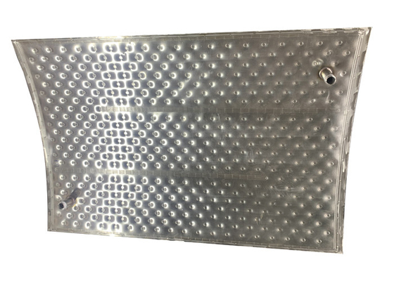 Machine de soudage au laser à plaque d'oreiller en acier inoxydable à fossettes personnalisable 0,9 mm