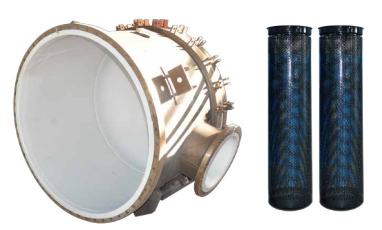 Équipement de filtration sous vide d'air SS304 dans différentes industries