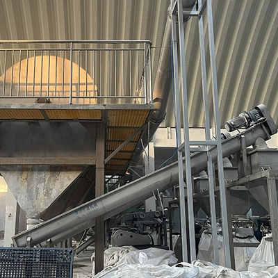Ligne de production de production de sel de grande capacité avec concasseur centrifugeuse sécheuse