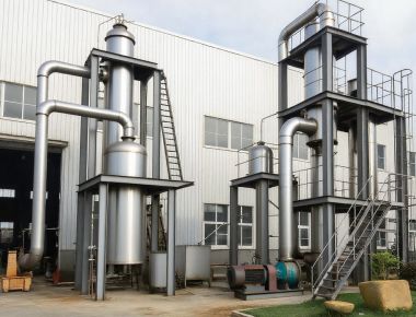 Système d'évaporation des eaux usées Mvr multi-effet chute de film mince automatique 1600lph