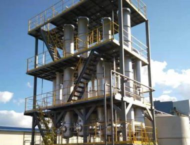 Système d'évaporation des eaux usées Mvr multi-effet chute de film mince automatique 1600lph