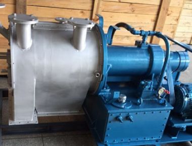 Centrifugeuse horizontale à deux étages à double tambour automatiquement continue