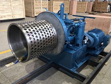 Système de centrifugation à poussée de sel pour la séparation continue des cristaux et la déshydratation