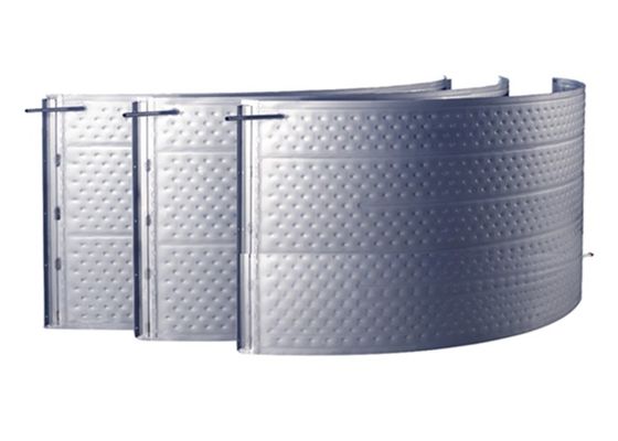 Encrassement d'échangeur de chaleur de plat d'oreiller d'acier inoxydable de production de bière anti