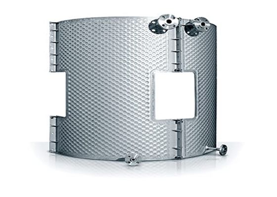 Échangeur de chaleur de plat d'oreiller de soudure laser de fibre SS304