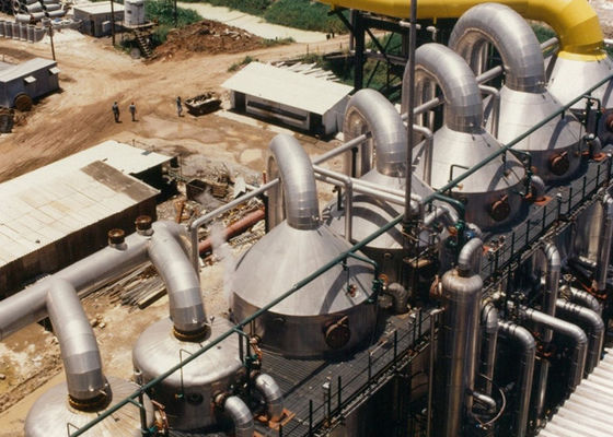 vaporisateur à effet multiple Mee d'échange de 10t/Hr Pillowplate pour la concentration de chlorure de sodium