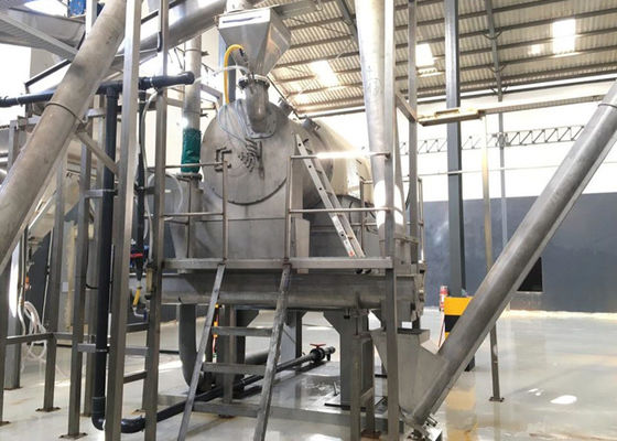 Ligne de production de sel de la mer de la roche brute pour le raffinage de la poudre de lavage avec équipement complet