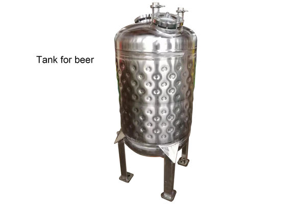 réservoir de veste de plat de l'oreiller 1000L, cuve de stockage revêtue de vin