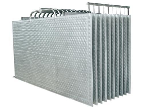Échangeur de chaleur à couche descendante de plat d'oreiller pour le vaporisateur à couche descendante de récupération de chaleur