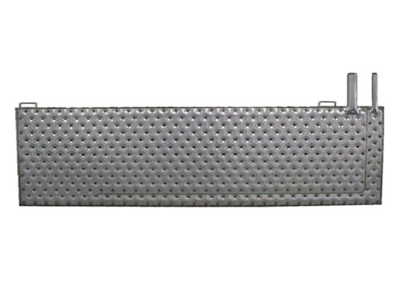 Plat adapté aux besoins du client d'oreiller de fossette d'acier inoxydable pour le vaporisateur/cuve de stockage/condensateur