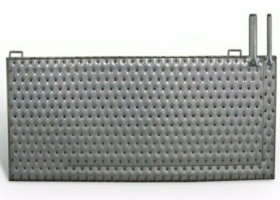 Tubes larges d'OIN solides solubles Dimple Plate Heat Exchanger With