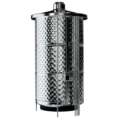 Évaporateur à coque en acier inoxydable à soudage au laser pour la brassage de bière