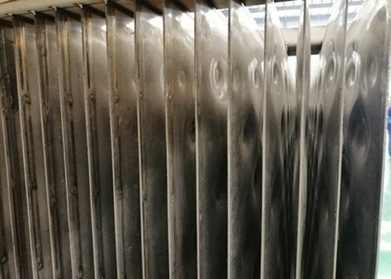 échangeur de chaleur embrévé de plat d'acier inoxydable de 3x2m