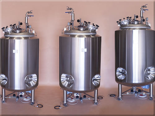 réservoir de veste de plat de l'oreiller 500L, 1.6M Beer Fermentation Tank avec la veste de refroidissement