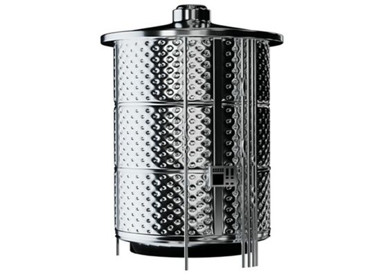 Éthanol de catégorie comestible refroidissant 500L Dimple Jacketed Vessel