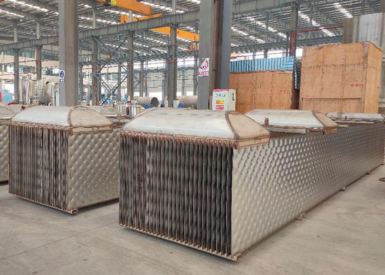 Évaporateur à plaque d'oreiller en acier inoxydable dans la production de papier pour les liqueurs noires