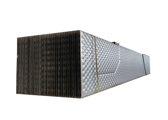 Échangeur de chaleur de plat d'oreiller de soudure laser d'acier inoxydable 12x2m