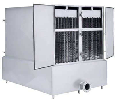 Refroidisseur d'eau à couche descendante d'acier inoxydable de GMP 3x2M