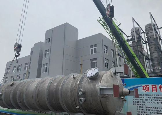 Vaporisateur à couche descendante de double effet de traitement des eaux résiduaires