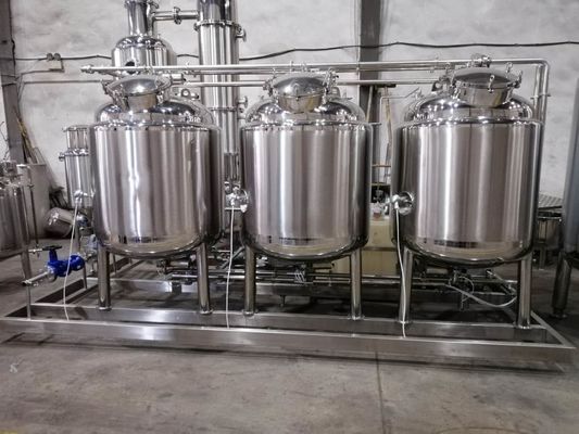 production d'éthanol de basse température d'équipement d'extraction de l'huile de 2000Lbs CBD
